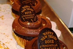 Spezial-Cupcakes zum Jahreswechsel 2012. 